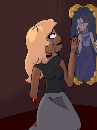 Full body, Light Gore, Two Characters + Background